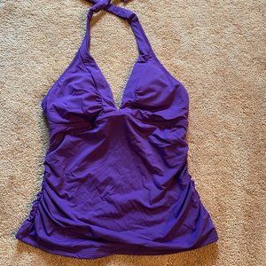 Small Purple Athleta Halter Bathing Suit Top